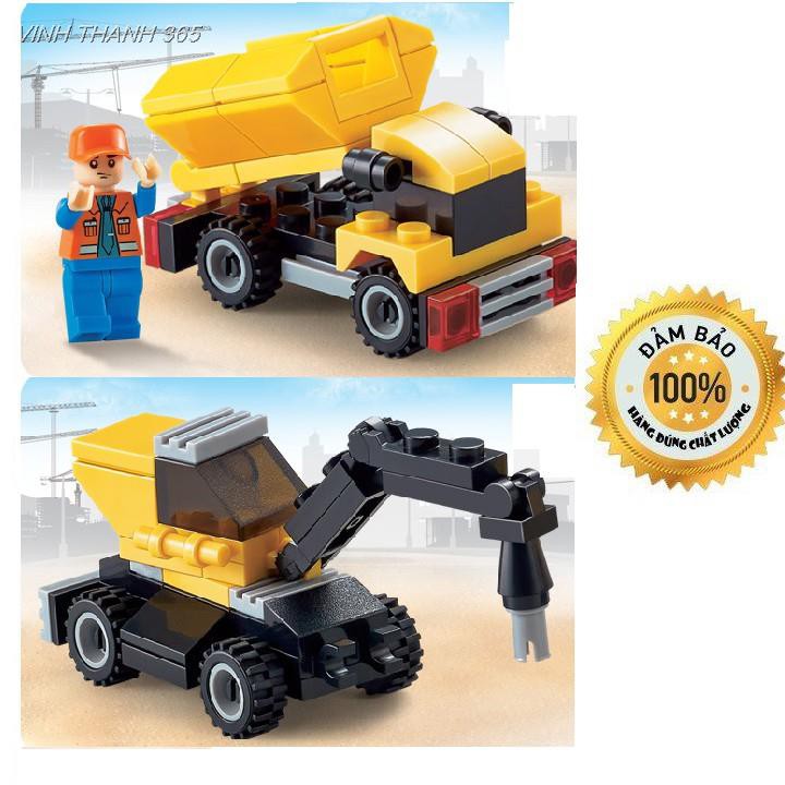 Lego ghép hình thành phố xây dựng Mini 2001/ xếp hình xây dựng thành phố