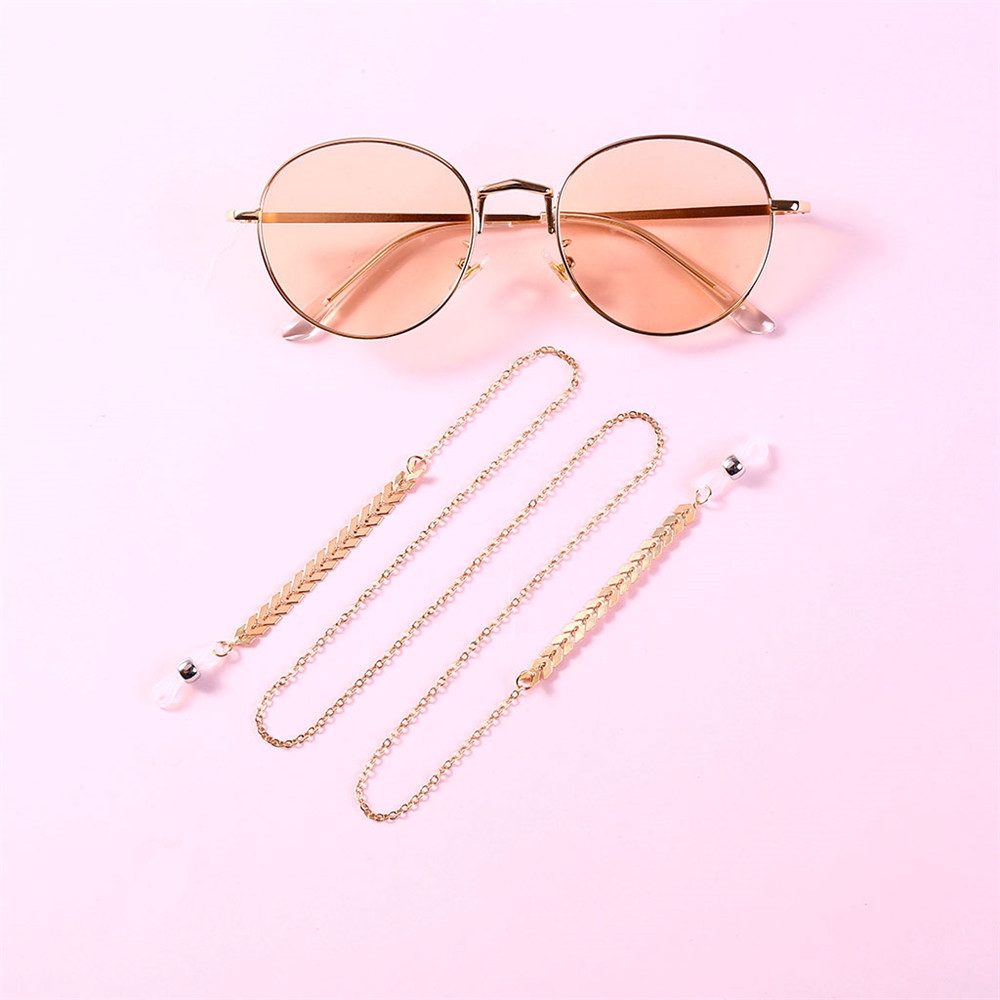 Dây chuỗi đeo mắt kính đính ngọc trai giả cho nữ