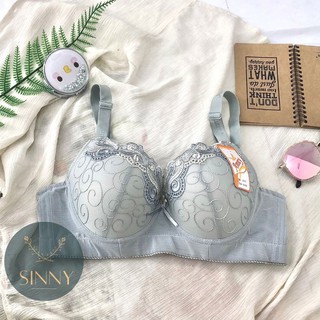 Áo ngực bigsize cúp D mút mỏng có gọng, áo lót ren Thái Lan Anny mã 0777, Sinny