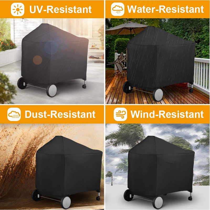 Tấm Phủ Lò Nướng BBQ Weber 7152 124X65X101cm Chống Thấm Nước Tiện Dụng Cho Cắm Trại Ngoài Trời