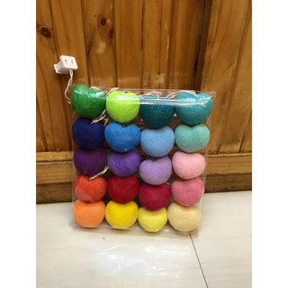Đèn cotton ball Thái Lan- hình tim