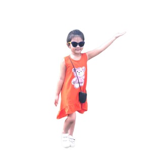 Set 2 đầm suông size đại cho bé gái từ 5-10 tuổi
