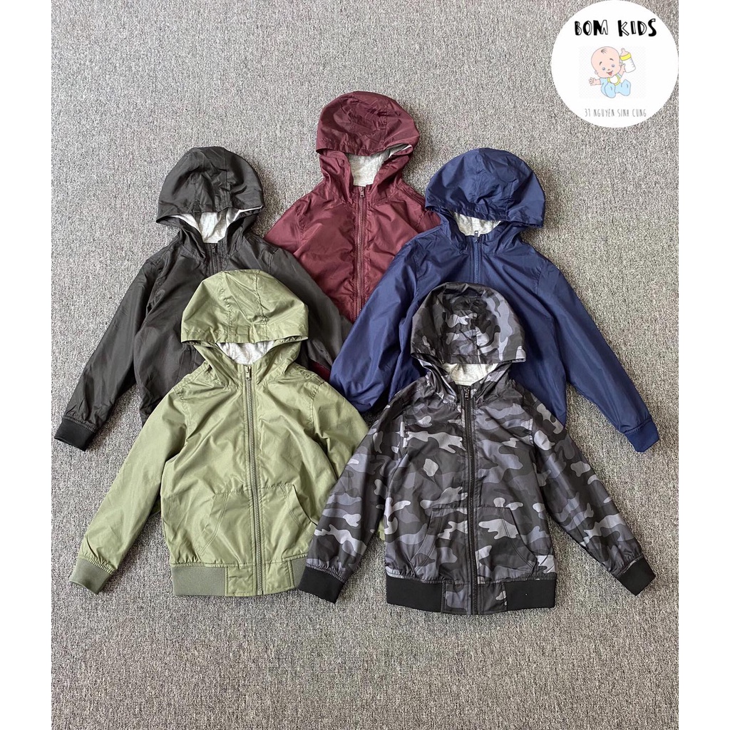 ÁO KHOÁC GIÓ 2 LỚP BT OLDNAVY XUẤT DƯ XỊN CHO BÉ TRAI