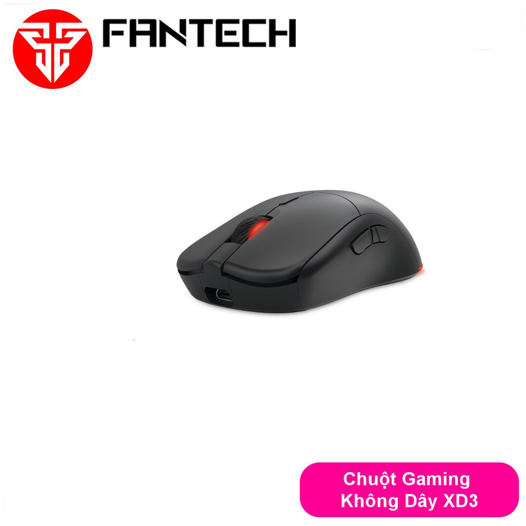 Chuột Gaming Không Dây Fantech XD3 HELIOS 16000DPI LED RGB 16,8 Triệu Màu 6 Phím Macro Có Phần Mềm Tùy Chỉnh Riêng