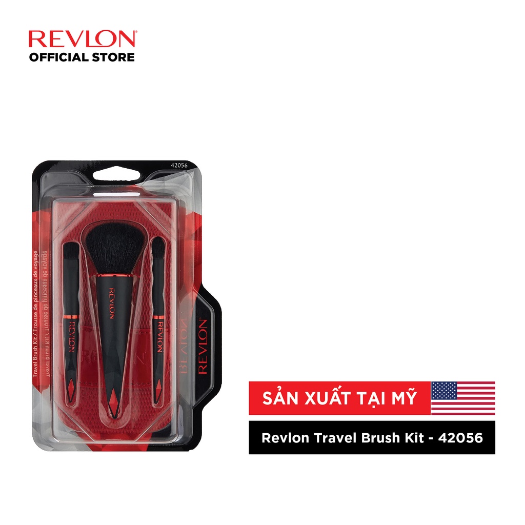Cọ trang điểm Revlon Travel Brush Kit - 42056