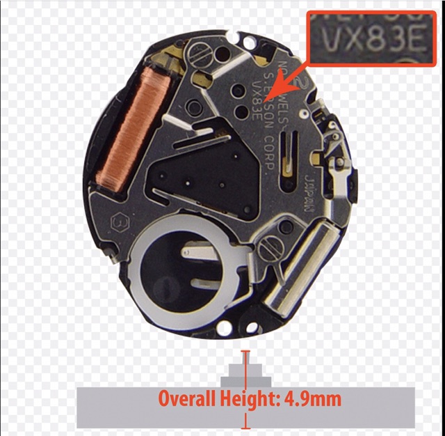 Máy đồng hồ vx các mã