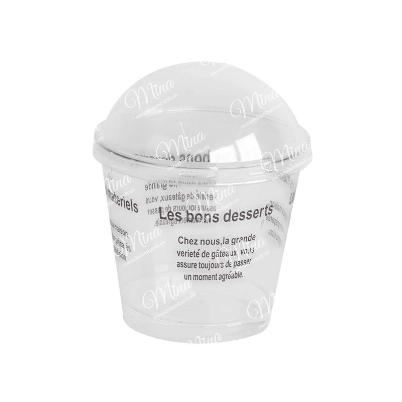 Cốc nhựa LES BON kèm nắp - 25 chiếc
