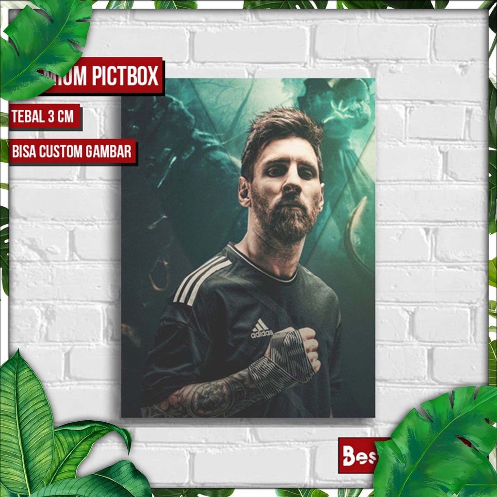Poster Treo Tường Hình Cầu Thủ Bóng Đá Lionel Messi Pictbox0155