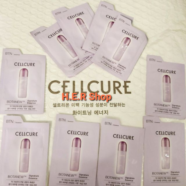 Set 10 Sample nước thần Botanew Cellcure - Cấp ẩm ,trẻ hóa, sáng da, căng mịn