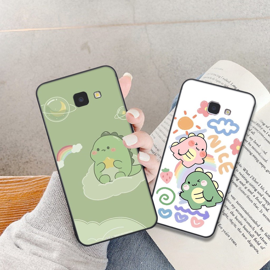 Ốp samsung J4 Plus / J7 Prime  in hình khủng long xanh đáng yêu , cute - RẺ - BỀN - ĐẸP