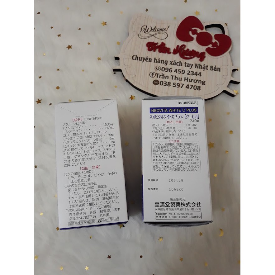 White C Plus trắng da , tri tàn nhang Nhật bản | BigBuy360 - bigbuy360.vn