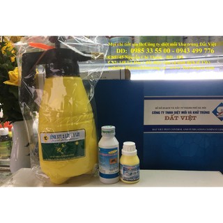 Bình xịt 2 lít + thuốc diệt muỗi permethrin 50 ec + icom japan phun cho diện tích 100 mét vuông