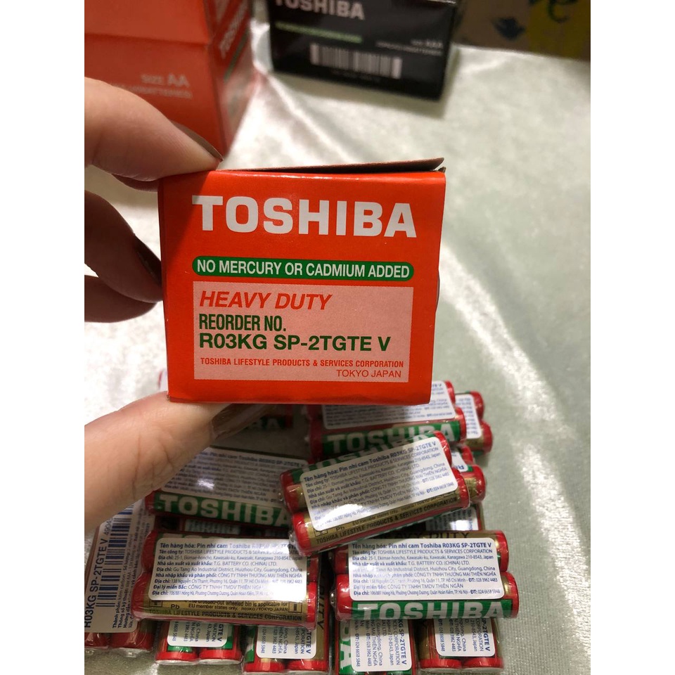 Pin toshiba AAA vỉ 2 viên