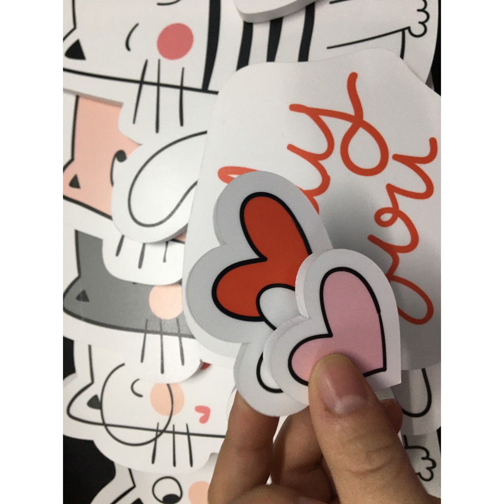 ❌ 𝙎𝙖𝙡𝙚 𝟱𝟬% ❌ Bộ mèo trang trí phòng bé siêu xinh - Tranh dán tường cực hót - Tặng kèm băng keo chuyên dụng [CF014] | BigBuy360 - bigbuy360.vn