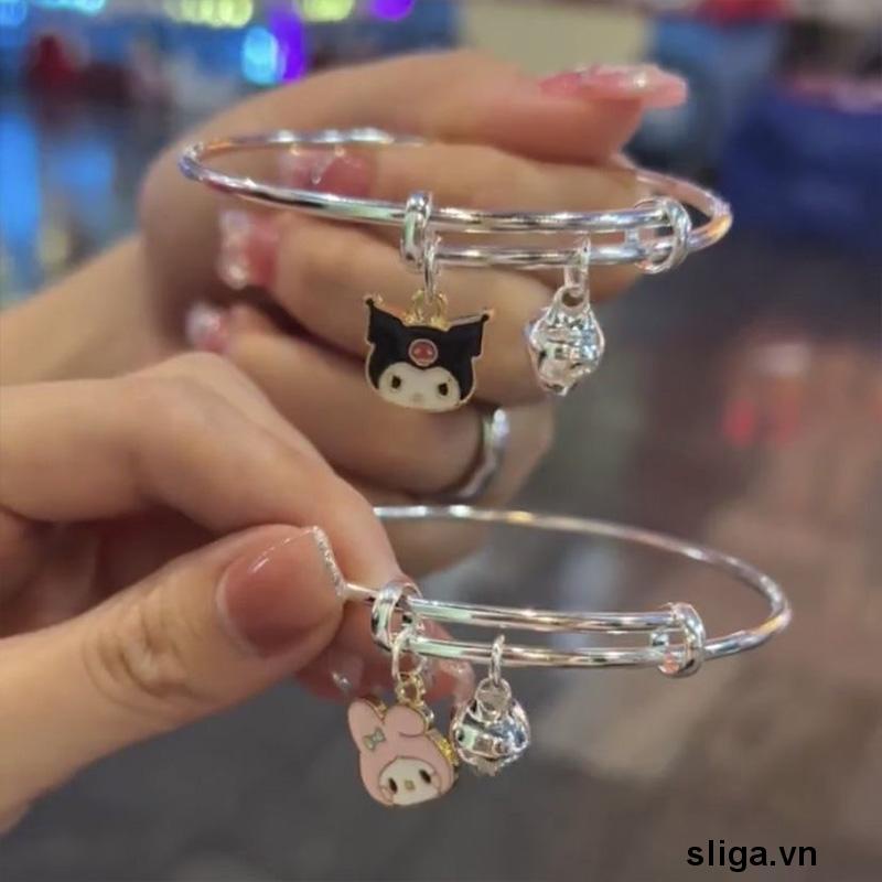 💌SANRIO Vòng Tay Hoạ Tiết Hoạt Hình Phong Cách Nhật Bản
