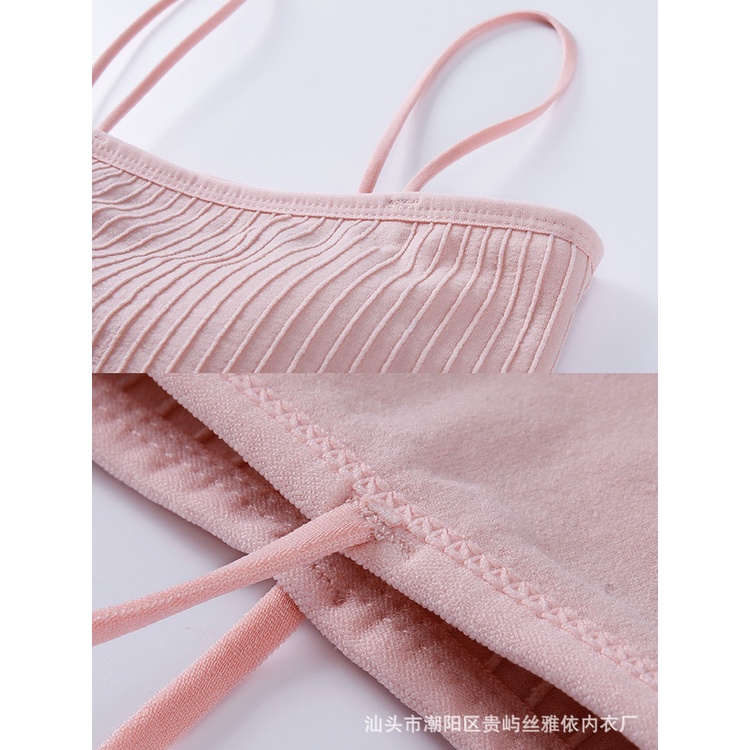 Áo 2 dây sợi bún, Áo croptop quây ngực có đệm sexy