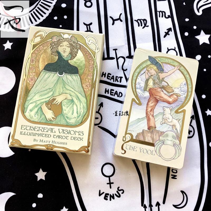 Bộ bài Tarot Ethereal Visions: Illuminated 80 lá chất lượng