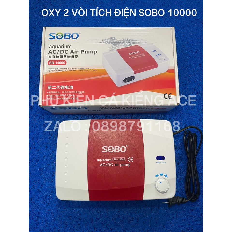 Oxy Tích Điện Sobo 2 Vòi SB-3000  ; SB-4000  ; SB-10000