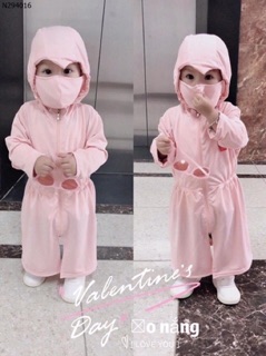 Áo chống nắng toàn thân cho bé