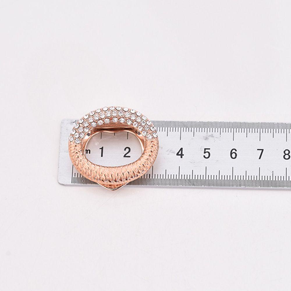 Ghim Cài Khăn Choàng Lụa Họa Tiết Hình Học Ngọt Ngào Cho Nữ|Khóa Cài Khăn Quàng Cổ Hình Trái Tim Xinh Xắn