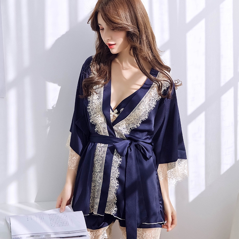 Bộ Đồ Ngủ Pijama   Món Cổ Chữ V Thoáng Hơi Quyến Rũ Cho Nữ | BigBuy360 - bigbuy360.vn