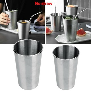 Cốc inox 500ml chống sốc khi uống nước ép/bia