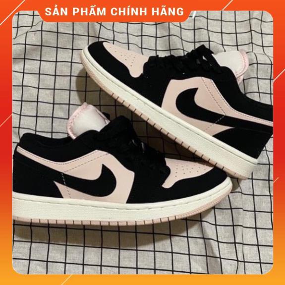 Giày 𝐉𝐨𝐫𝐝𝐚𝐧 1 hồng đen nữ, Giày thể thao JD 1 cổ thấp Black Guava Ice hồng đen bản đẹp full box bill | BigBuy360 - bigbuy360.vn