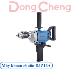 Máy khoan chuồn dongcheng djz16a công suất 800w đầu mũi kẹp 16mm mô tơ chổi than không bao gồm mũ
