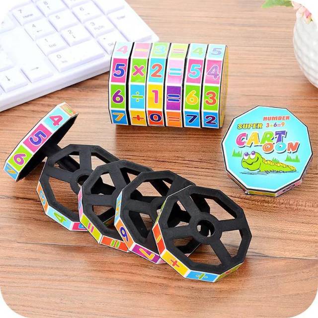 Khối Rubik Đồ Chơi Ns369 Chữ Số Giáo Dục Sớm Cho Bé