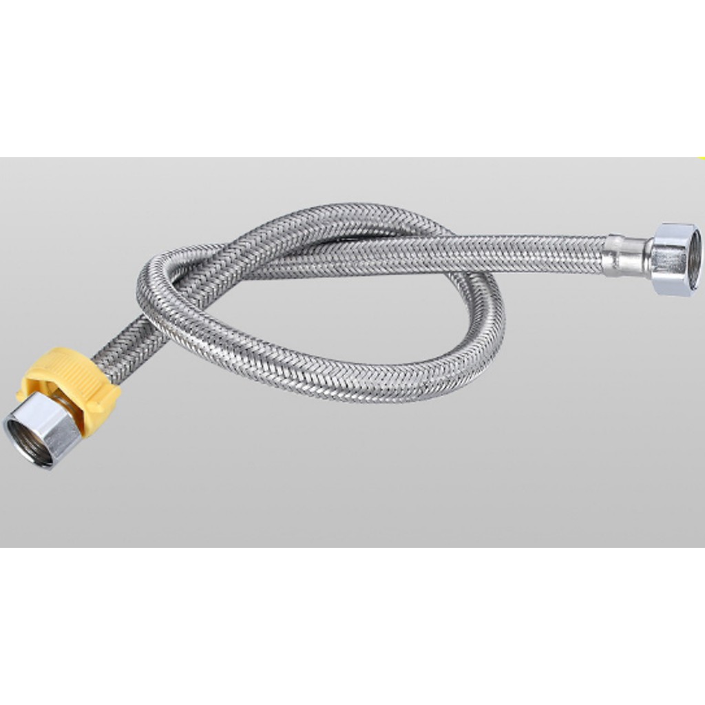 Dây cấp inox 2 đầu ống dùng cho bình nóng lạnh, vòi 2 lỗ - giá 1 dây cấp