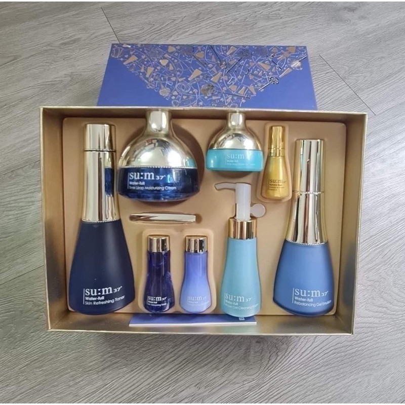 SET SU:M 37 – WATER – FULL dưỡng da-cấp ẩm dành cho da nhờn, mụn, hỗn hợp