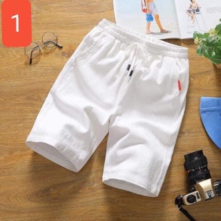 Quần ngố nam vải đũi full size M--5XL