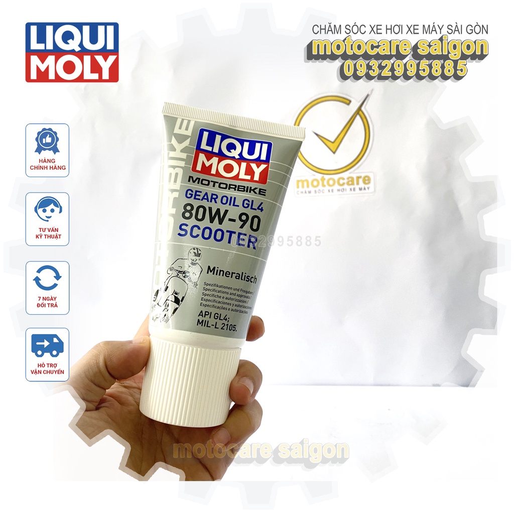 Nhớt Lap Hộp Số Liqui Moly Motorbike Gear Oil 80W-90 Scooter 150ml