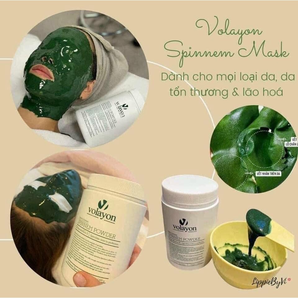 Mặt Nạ Tảo Xoắn Volayon Spinnem Powder