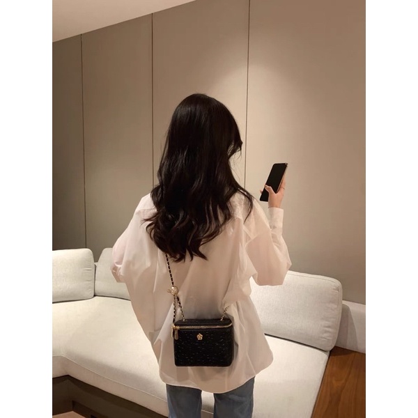 TÚI CỐP ĐEN VÂN HOA SOUTH WIND DÂY XÍCH