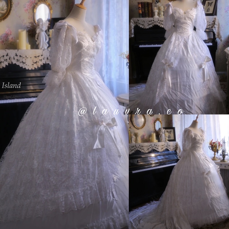 NHỮNG MẪU VÁY CƯỚI ĐUÔI DÀI VINTAGE RETRO CỔ ĐIỂN PHÁP VÁY CƯỚI ĐẦM CƯỚI CÔNG NƯƠNG SANG CHẢNH QUÝ TỘC 80S CHỤP ẢNH PROM