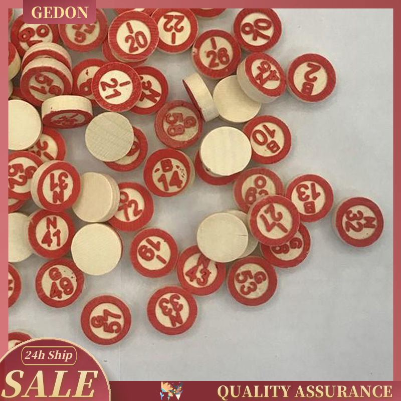 Bộ 40 Thẻ Trò Chơi Bingo 75 Số