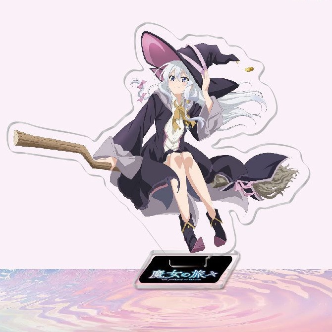 Mô hình Standee HÀNH TRÌNH CỦA ELAINA anime chibi mica trưng bày xinh xắn