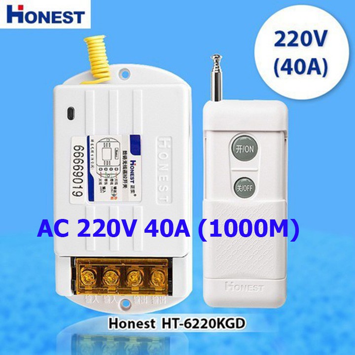 Công tắc điều khiển từ xa công suất lớn Honest HT-6220KGD