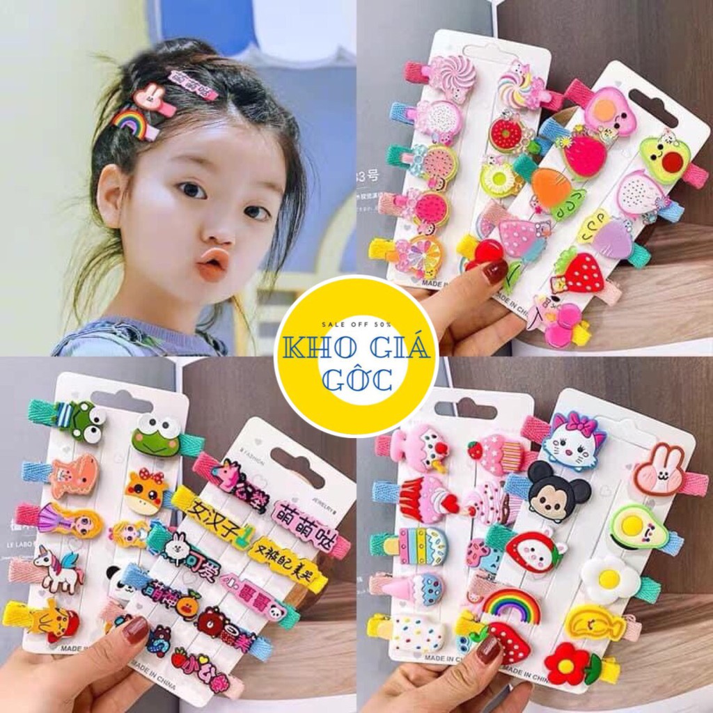 SET 10 Kẹp Tóc Siêu Xinh Mã 01