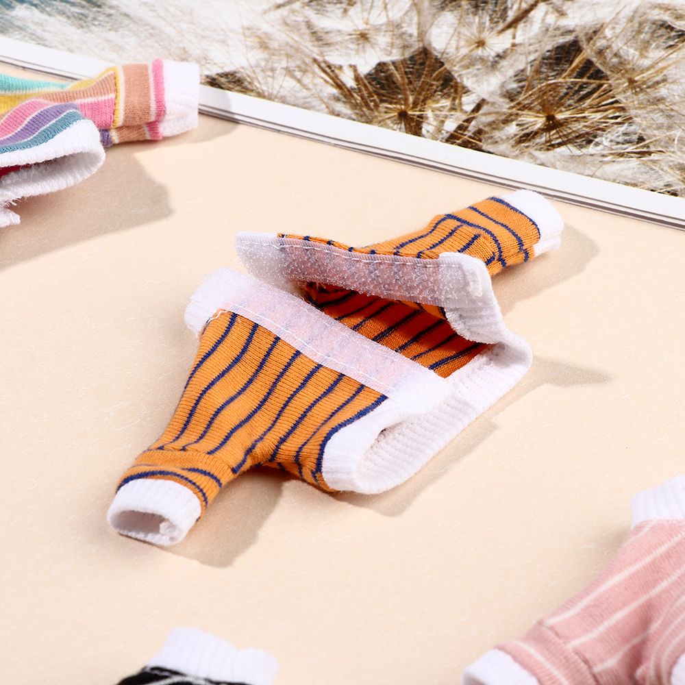 Áo sweater mini kẻ sọc cho búp bê 1/12 OB11 DIY