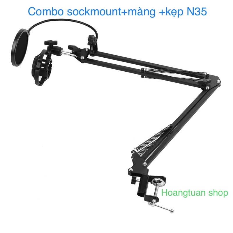 Combo sockmout+màng lọc+ kẹp bàn n35.