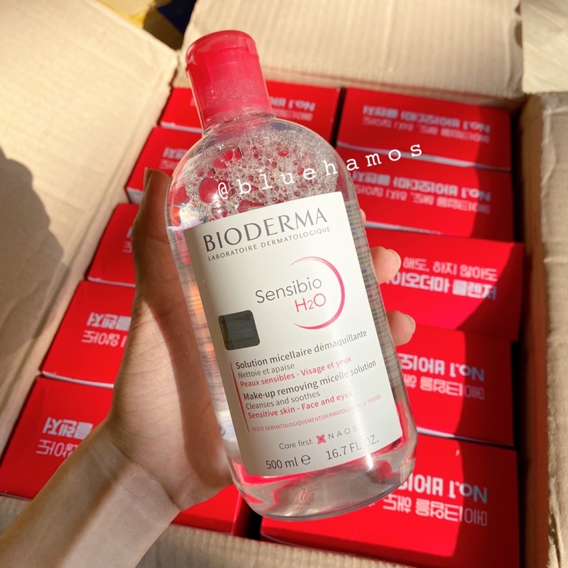 (Bill Hàn) Nước tẩy trang Bio hồng sensibio H2O dành cho da nhạy cảm