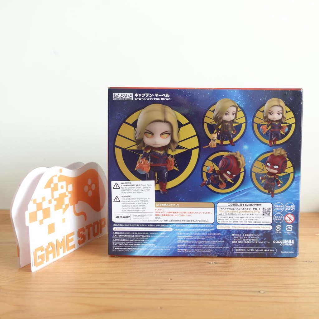 Mô hình Marvel Captain Marvel 10cm Hero's Edition DX Ver 1154 DX Nendoroid Good Smile CHÍNH HÃNG NHẬT MVND03