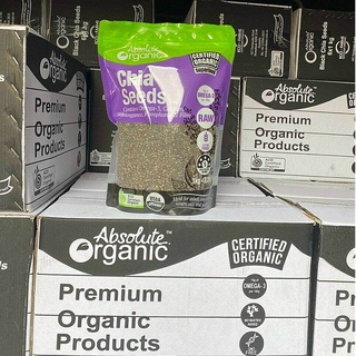 Hạt Chia Úc Absolute Organic Chia Seeds túi tím