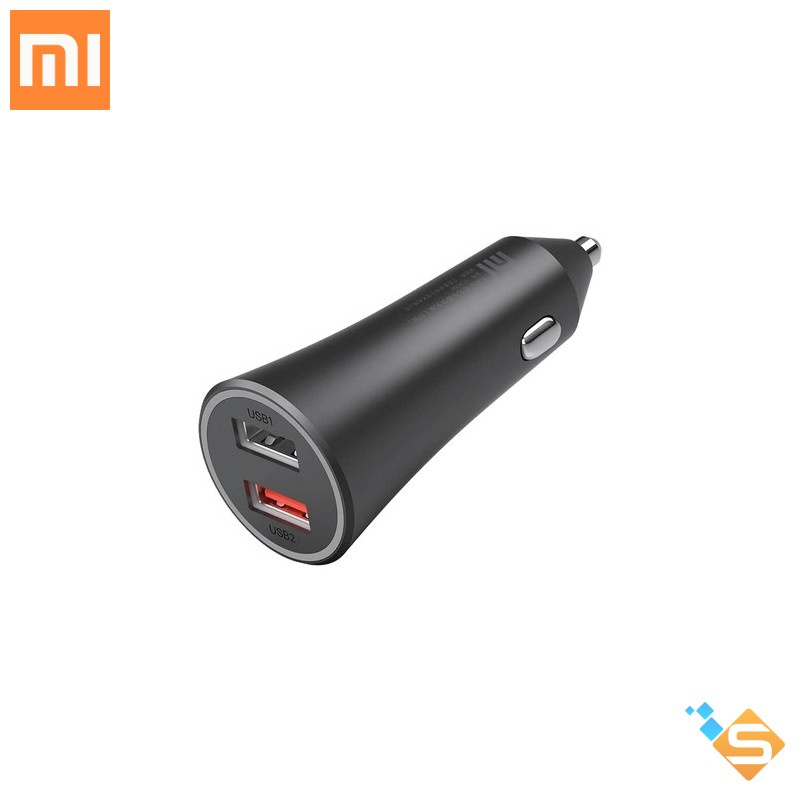 Sạc ô tô nhanh Xiaomi 2 cổng USB-A 37W &amp; 18W QC 3.0 - Bảo Hành Chính Hãng 6 Tháng