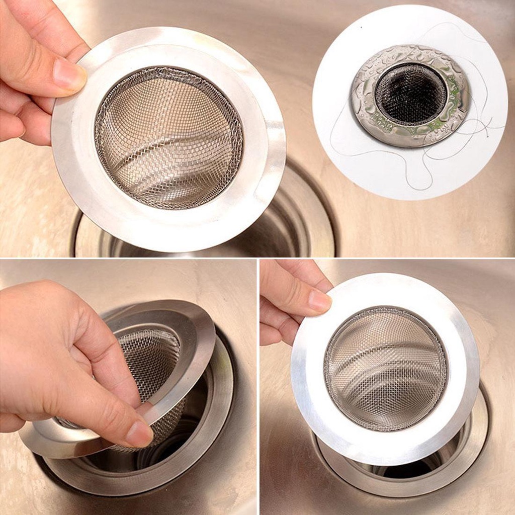 UUMIR Lưới lọc rác bồn rửa chén/bồn tắm chống tắc nghẽn tiện dụng