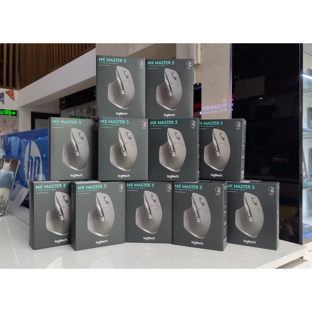 Chuột Logitech MX Master 3 Mid Grey - HÀNG CHÍNH HÃNG