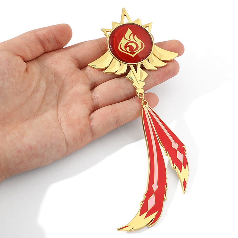 Huy Hiệu Cài Áo Hình Tròn Dạ Quang In Hình Anime GenshinImpact Eye of God Làm Quà Tặng Trang Sức / Ba Lô