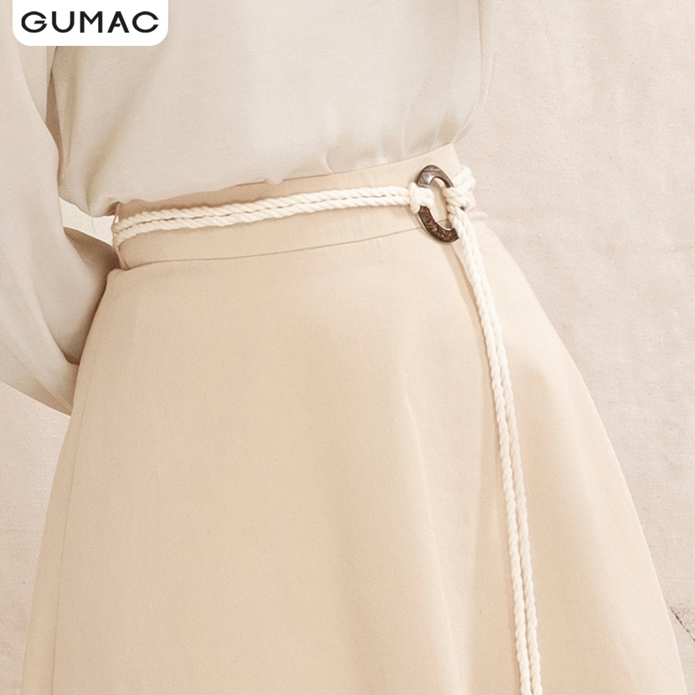 Váy xòe phối phụ kiện VA10105 GUMAC | BigBuy360 - bigbuy360.vn